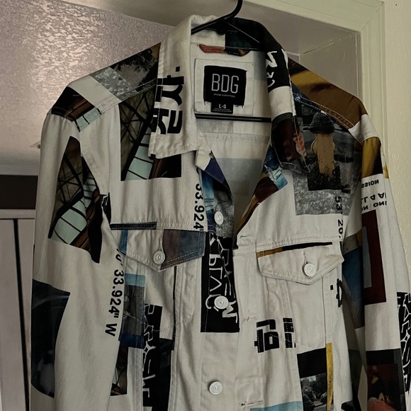 BDG Other - Urban Outfitters BDG Multicolor Graphic Men's Jacket